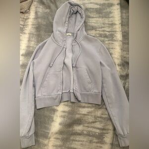 Full Zip Cropped Zip Up